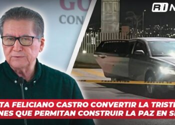 Feliciano Castro solicita convertir la tristeza en acciones que permitan construir la paz en Sinaloa