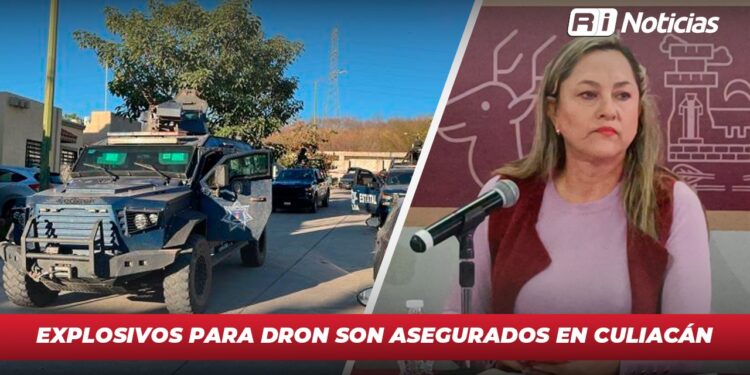 Explosivos para dron son asegurados en Culiacán
