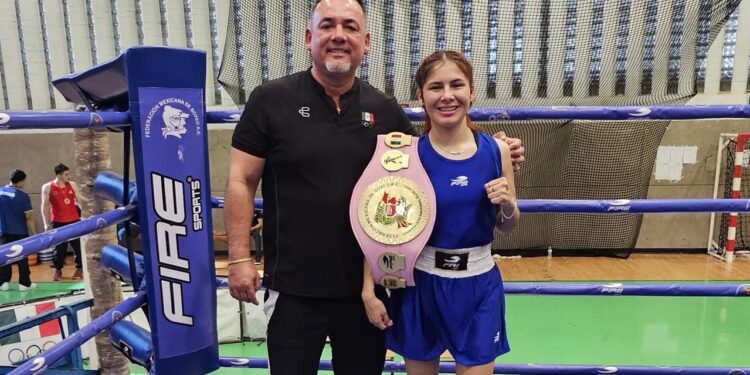 La mazatleca Esmeralda Patiño se consagra como la mejor en el Campeonato Nacional Élite de Boxeo