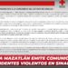 Cruz Roja Mazatlán Emite comunicado por incidentes violentos en Sinaloa