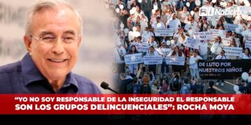 “Yo no soy responsable de la inseguridad, el responsable son los grupos delincuenciales”: Rocha Moya