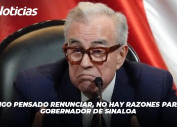 “No tengo pensado renunciar, no hay razones para eso”: Gobernador de Sinaloa