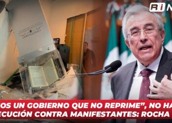 “Somos un gobierno que no reprime”, no habrá persecución contra manifestantes: Rocha Moya