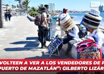 “Que volteen a ver a los vendedores de playa del puerto de Mazatlán”: Gilberto Lizárraga