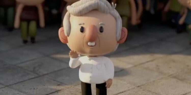Cortometraje sobre AMLO gana premio como Mejor Animación en el Festival Pantalla de Cristal 2025