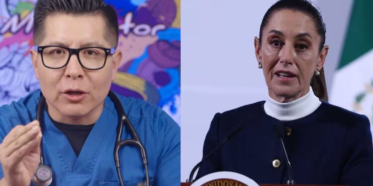 Mr. Doctor responde a Sheinbaum tras llamarlo “machista” durante la mañanera; “no me siento merecedor de que me nombre”