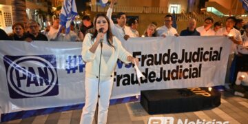 PAN Sinaloa se manifiesta contra la reforma judicial