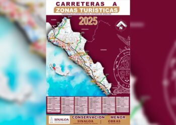Gobierno del Estado rehabilita carreteras a 64 destinos turísticos