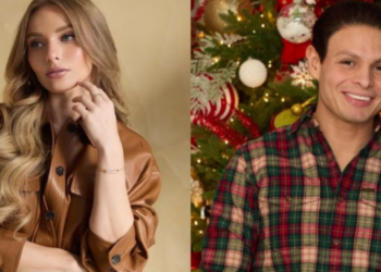 En pleno San Valentín, Irina Baeva y Giovanni Medina, ex de Geraldine Bazán, aparecen por primera vez juntos
