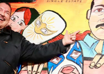 Honran a Julio Preciado, aficionado a la lucha libre