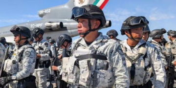 Sheinbaum anuncia coordinación entre tropas de México y EU contra el tráfico de armas