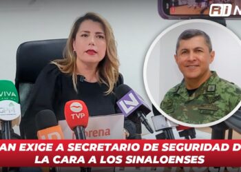 PAN exige a secretario de seguridad de la cara a los sinaloenses
