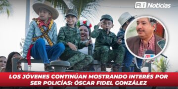 Los jóvenes continúan mostrando interés por ser policías: Óscar Fidel González