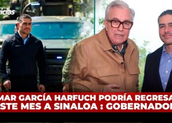 Omar García Harfuch podría regresar a Sinaloa este mes:Gobernador