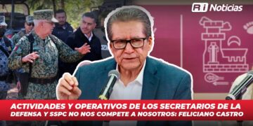 Actividades y operativos de los secretarios de la DEFENSA y SSPC no nos compete a nosotros: Feliciano Castro