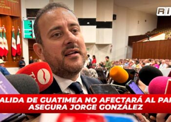 Salida de Guaitimea no afectará al PAN, asegura Jorge González