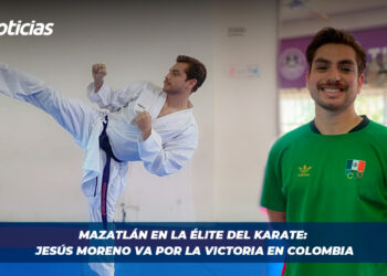 Mazatlán en la élite del karate: Jesús Moreno va por la victoria en Colombia