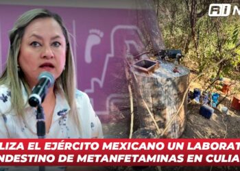 Localiza el Ejército Mexicano un laboratorio clandestino de metanfetaminas en Culiacán