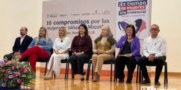 Firman compromisos en favor de las mujeres y niñas de Mazatlán