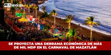 Se proyecta una derrama económica de más de mil mdp en el carnaval de Mazatlán