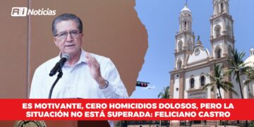 Es motivante, cero homicidios dolosos, pero la situación no está superada: Feliciano Castro