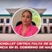 Maribel Chollet critica falta de empatía y eficiencia en el gobierno de Mazatlán