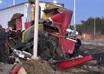 Se registra accidente en carretera “La Costerita” al sur de Culiacán