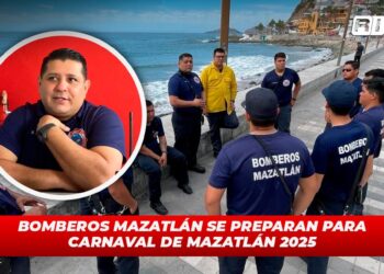 Bomberos Mazatlán se preparan para Carnaval de Mazatlán 2025