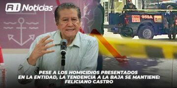Pese a los homicidios presentados en la entidad, la tendencia a la baja se mantiene: Feliciano Castro