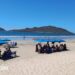 Playas de Mazatlán inician el fin de semana con baja afluencia