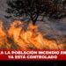 Sin daños a la población incendio en Sanalona: ya está controlado