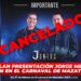 Cancelan presentación Jorge Medina y Josi Cuen en el Carnaval de Mazatlán 2025