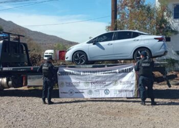 Recuperan vehículo robado en Culiacán tras reporte al 911