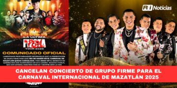 Cancelan concierto de Grupo Firme para el Carnaval Internacional de Mazatlán 2025