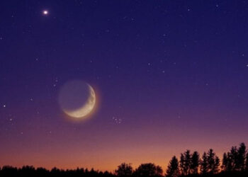 Cuál es la “estrella” brillante que aparece junto a la luna y será visible durante todo febrero