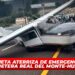 Avioneta aterriza de emergencia en carretera Real del Monte-Huasca