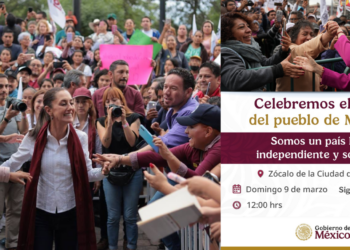 ¿A qué hora inicia el mitin de Claudia Sheinbaum en el Zócalo?