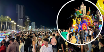 Mazatlán registra alta afluencia de turistas nacionales y extranjeros que disfrutan del carnaval, su gastronomía y atracciones