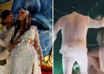 Galilea Montijo defiende a su novio tras críticas por ‘dejarla caer’ en carro alegórico del Carnaval de Mazatlán