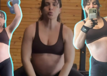 Ana Brenda Contreras recibe críticas por hacer ejercicio y cargar pesas, ¿Es malo entrenar durante el embarazo?