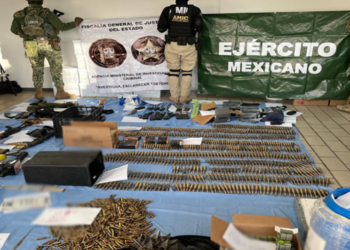 Operación Frontera Norte: Suman mil 560 detenidos y mil 456 armas aseguradas