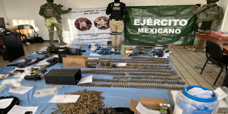 Operación Frontera Norte: Suman mil 560 detenidos y mil 456 armas aseguradas