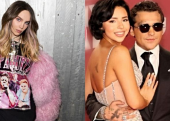 Señalan a Christian Nodal de llamar Belinda a Ángela Aguilar por error, aseguran que no la ha olvidado