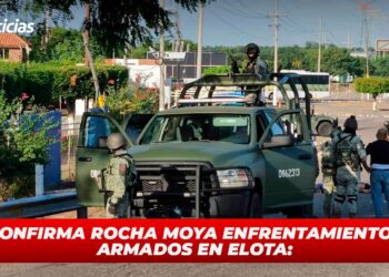 Confirma Rocha Moya que enfrentamientos armados en Elota: