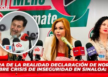 Fuera de la realidad declaración de Noroña sobre crisis de inseguridad en Sinaloa: PRI
