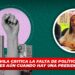 Adriana Dávila crítica la falta de políticas públicas para mujeres aun cuando hay una Presidenta con “A”