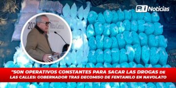 “Son operativos constantes para sacar las drogas de las calles: gobernador tras decomiso de fentanilo en Navolato