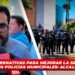 Buscan alternativas para mejorar la seguridad de los policías municipales: Alcalde
