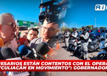 Empresarios están contentos con el operativo “Culiacán en Movimiento”: Gobernador