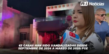 63 casas han sido vandalizadas desde septiembre de 2024 a marzo de 2025: FGE